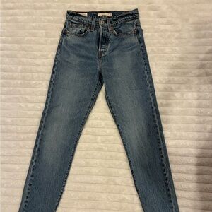 Levi's Women's Wedgie Straight Leg Blue Jeans